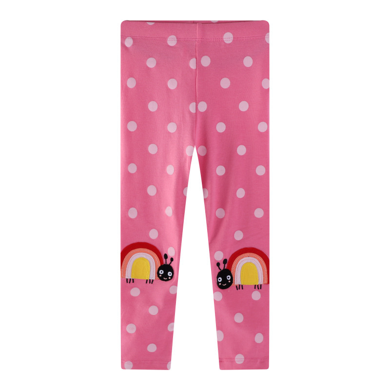 Baby Clothing Knitting Patterns - Jumping Meters 2-7T Leggings pour filles