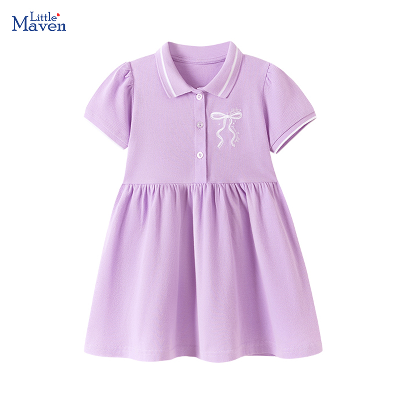 Baby Clothing Knitting Patterns - Robe Little Maven pour bébés filles,