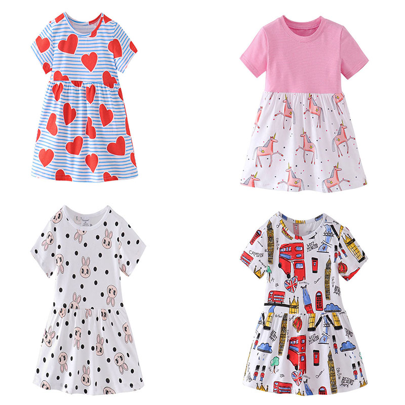 Baby Clothing Knitting Patterns - Robes de princesse pour filles Jumping