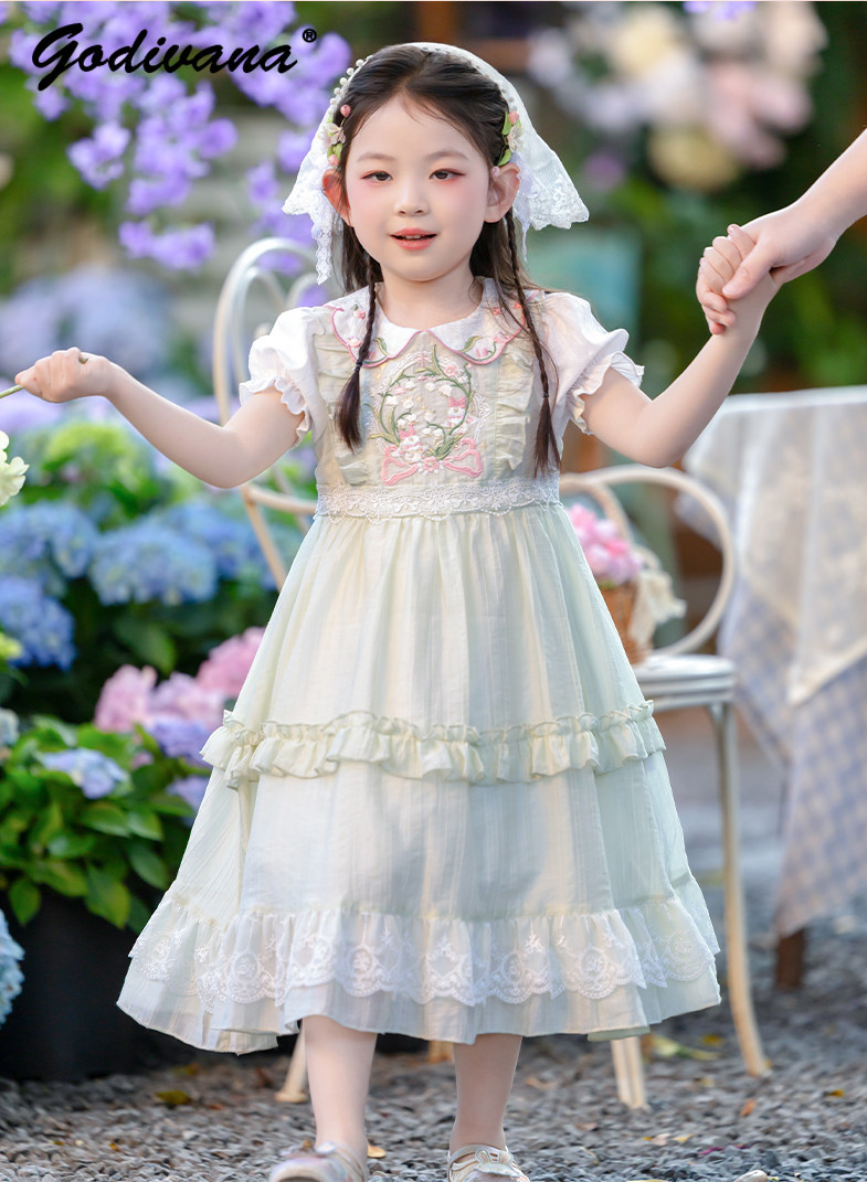 Baby Clothing High End - Nouvelle Robe Princesse Lolita pour Filles,