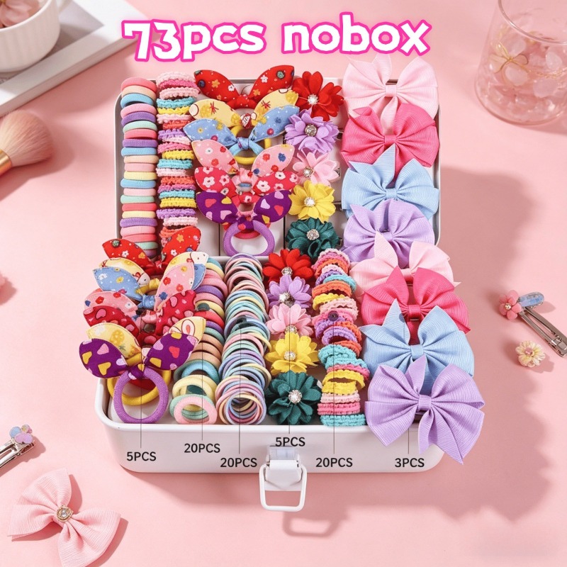 Baby Clothing Material - Ensemble de 73 accessoires pour cheveux