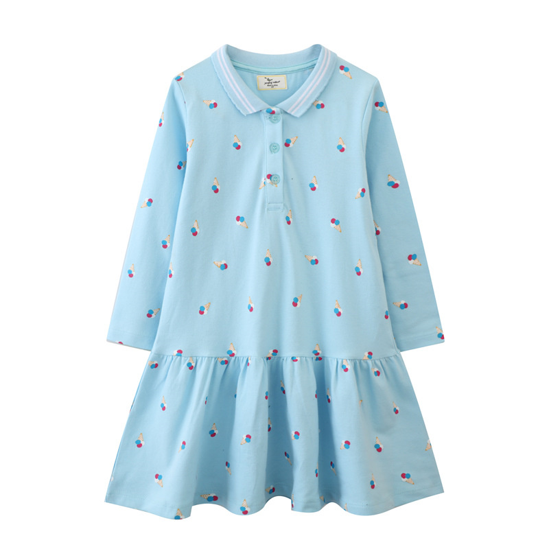Baby Clothing Knitting Patterns - Robes à manches longues pour filles,