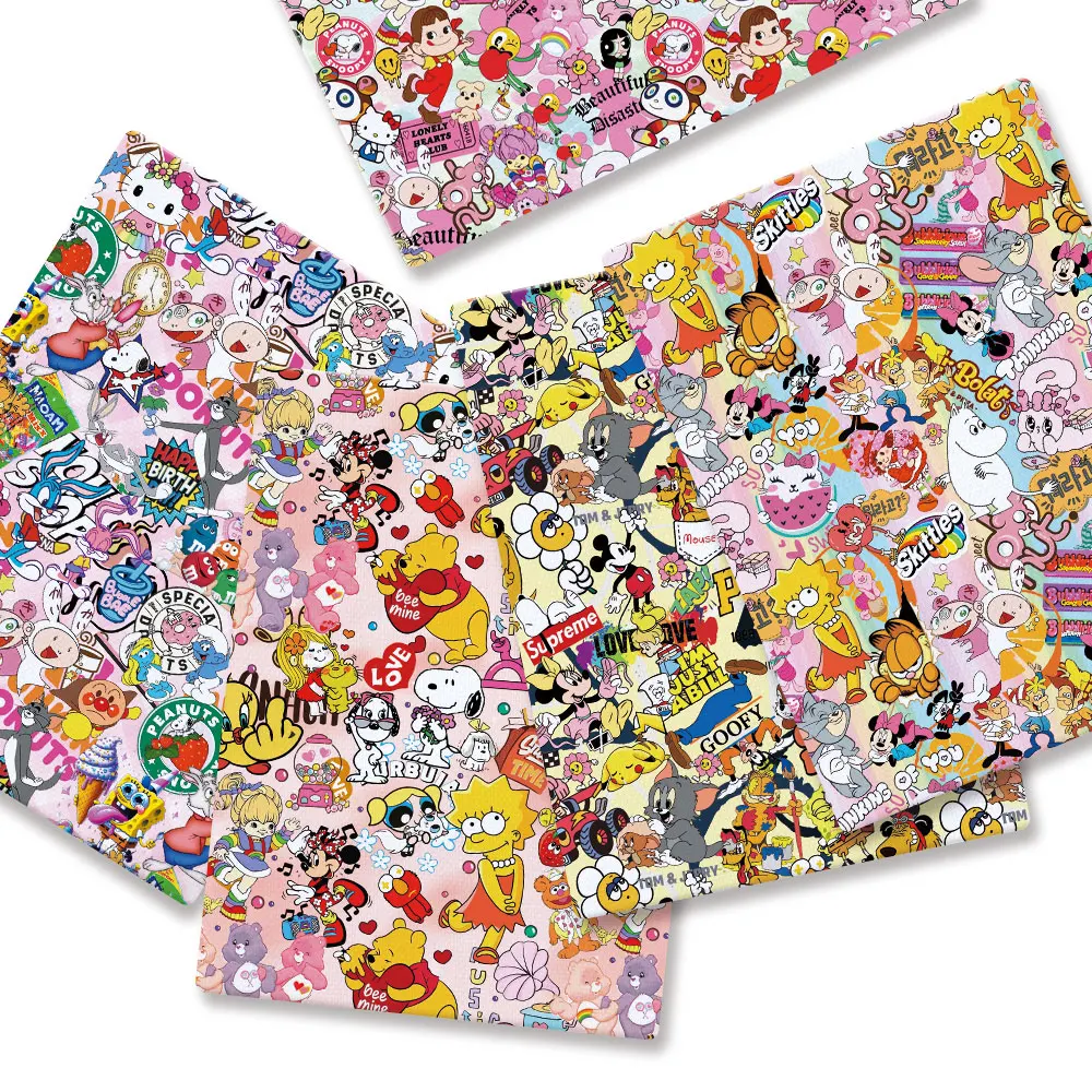 Tissu de dessin animé en coton - Baby Clothing Material avis et prix