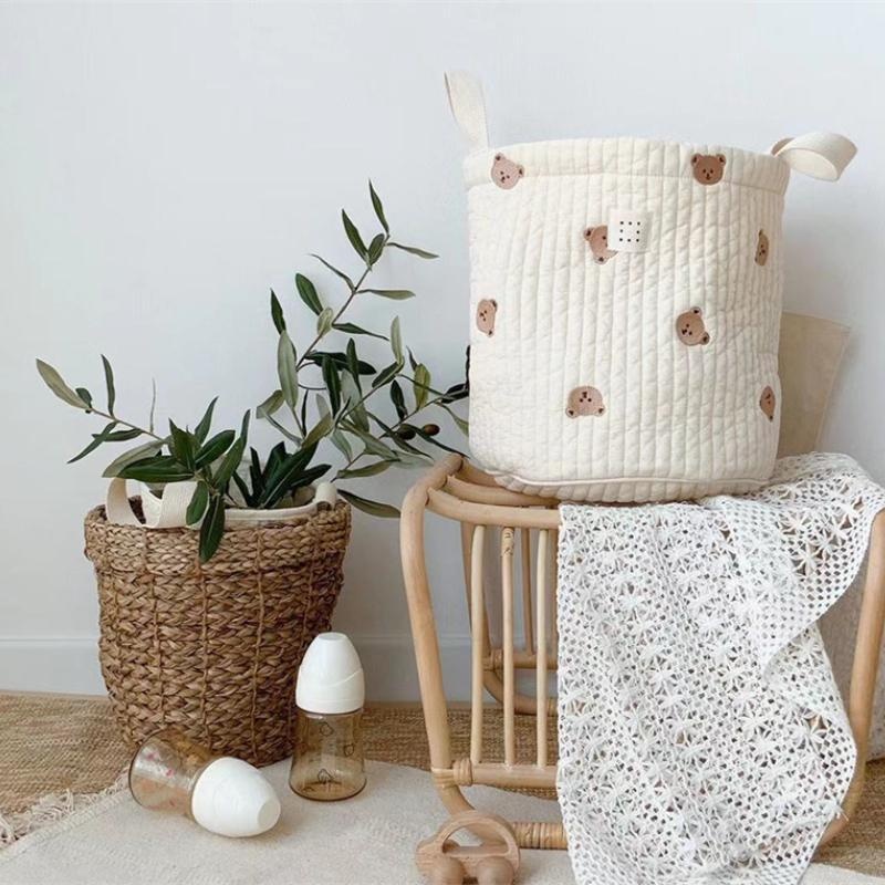Sac à couches brodé ours migno - Baby Clothing Organizer avis et prix