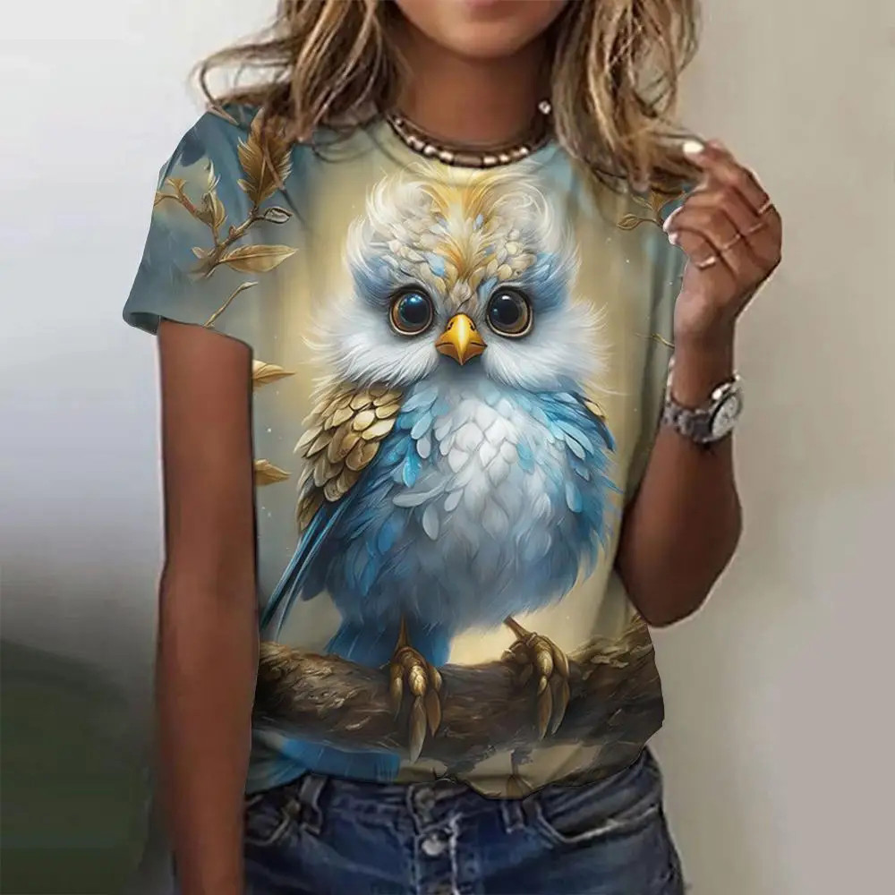 T-shirt à col rond imprimé ani - Baby Clothing Knitting Patterns avis et prix